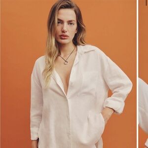 Reformation Will Oversized White Shirt